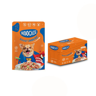 Moochie มูชี่ อาหารเปียกสำหรับสุนัข รสเนื้อเป็ดผสมเบอร์รี่ 85 g. x 12 ซอง