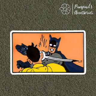 🇹🇭 พร้อมส่ง : เข็มกลัดลายแบทแมนปะทะวายร้าย | Batman VS Villain Enamel Brooch Pin.