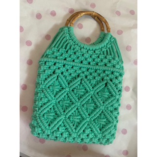 Macrame bag กระเป๋าถัก กระเป๋าคล้องแขน กระเป๋าคล้องมือ