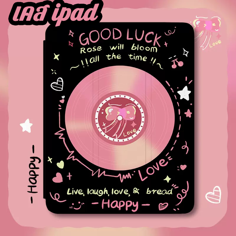 ✨พร้อมส่ง✨เคสไอแพด Pro11 2024 Air5/4 Air7/6 Gen9 เคส ipad ผีเสื้อ สีชมพูCD Pro11 caseiPad mini7