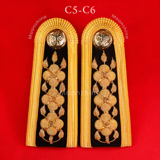 บ่าช่อชัยพฤกษ์ C3-C11 อินทรธนูข้าราชการพลเรือน เครื่องแบบพิธีการ #บ่าชุดขาว #บ่าข้าราชการ