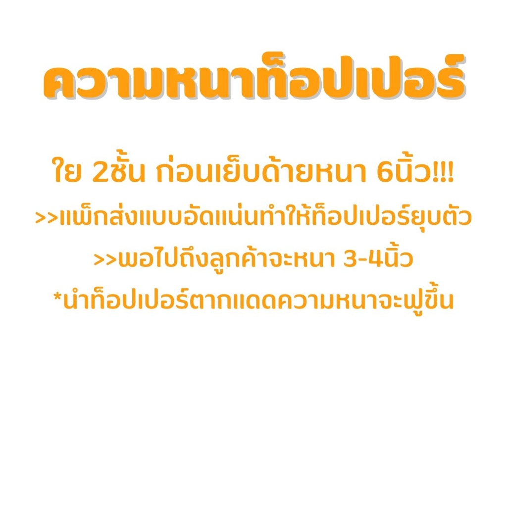 ท็อปเปอร์ หนา4นิ้ว  3.5ฟุต/5ฟุต/6ฟุต นุ่มนอนสบาย topper ทอปเปอร์ Topper ที่นอนปิคนิค ปิกนิก