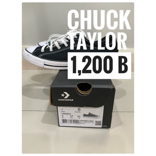 รองเท้า converse chuck taylor สีดำ มือสอง ของแท้ 100% ไซต์ 37 EUR 23 CM