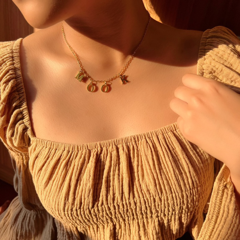 (สั่งในไลฟ์🔥ลด50%)สั่งทำชื่อในแชท🌟Sophia Customer’s order Necklace