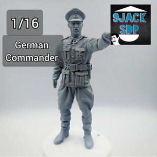 1/16 German commander ทหารฝั่งเยอรมัน สงครามโลก ฟิกเกอร์ เรซิ่น