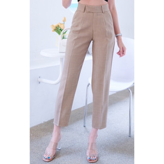 กางเกงใส่ทำงาน ผ้าชาแนล เนื้อผ้ามส่สบาย
