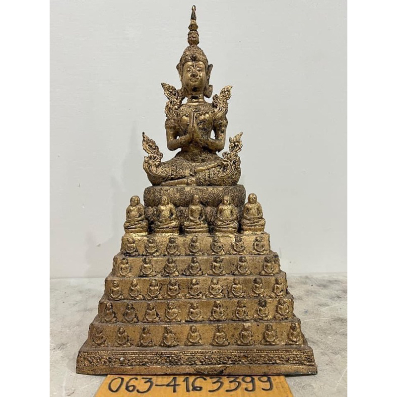 พระรัตนะ ปางปฐมเทศนา (พระล้อม) ฐานล่าง 11 นิ้ว