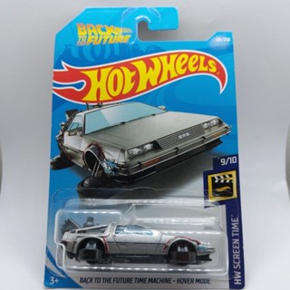 รถเหล็ก Hotwheels BACK TO THE FUTURE TIME MACHINE HOVER MODE 108/250 (ib1001)