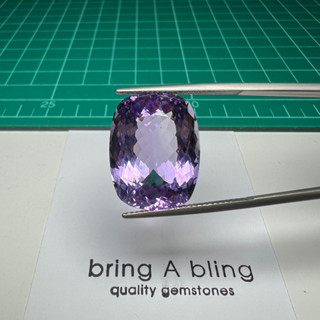 อเมทิสต์ Amethyst 21.50 ct ขนาด 20x15.3x11 มม พลอยธรรมชาติ ไม่ปรุงแต่ง สีหวานสวยมาก