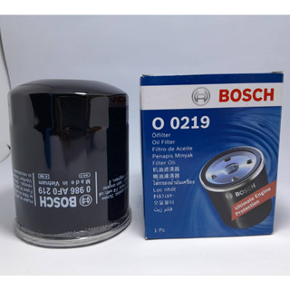 ไส้กรองน้ำมันเครื่อง BOSCH O 0219 สำหรับ ISuzu Dmax All New 2.5 3.0 ปี 2012  Isuzu MU-X 2.5 3.0 ปี 2013 กรองลูกสั้น