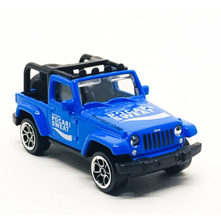 Majorette Jeep Wrangler Rubicon - Pocari Sweat Dark Blue ล้อ 5HC Scale 1/60 (8cm) ไม่มี package