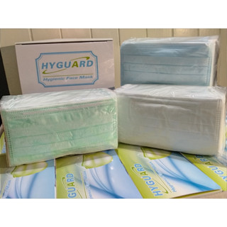 ยกลัง หน้ากากอนามัย 3 ชั้น ทางการแพทย์ HYGUARD 1,000 ชิ้น พร้อมส่ง