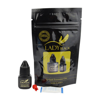 กาวต่อขนตา เลดี้ แบค Lady  black  5ml  ติดทน