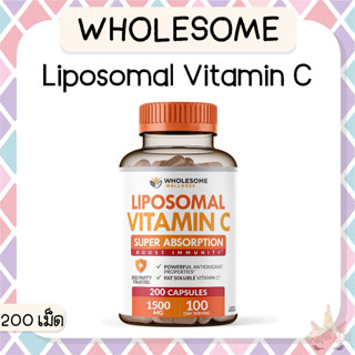 *พร้อมส่ง/ของแท้‼️* Wholesome Liposomal Vitamin C 100 Capsules