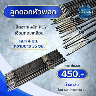 ลูกดอกหัวพอก จัดโปรโหลล่ะ 450 บาท สำหรับหาปลา