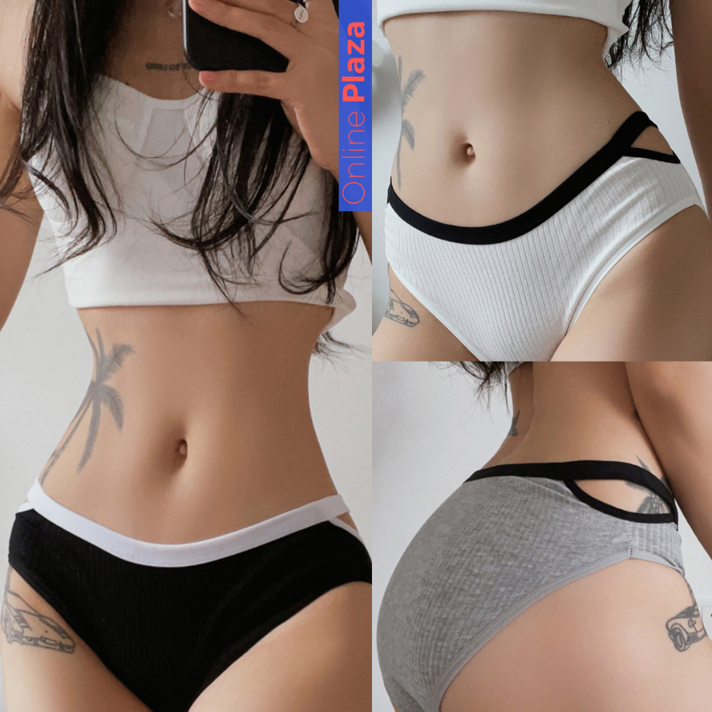 Molly กางเกงในเจาะเอวด้านข้าง สีคุมโทน ใส่ง่าย women's underwear panties
