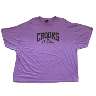 Crooks and Castles อก 31 นิ้ว ยาว 31 นิ้ว สีม่วง มือสอง ของแท้