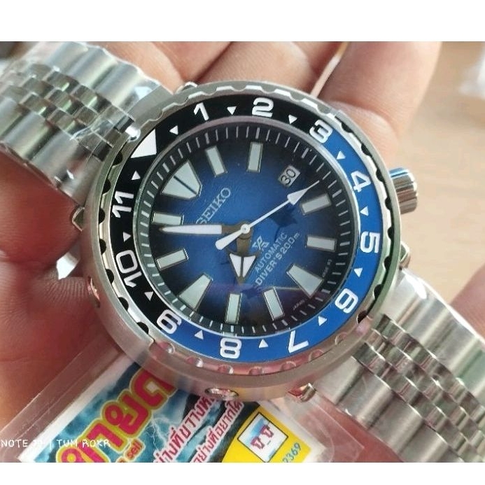 Seiko Mod Baby Tuna SAVE THE OCEAN