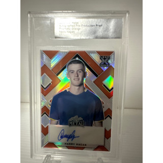 2022 Leaf Metal Soccer Cards BA-HH1 Harry Hagan XRC PRISMATIC ORANGE 1/1