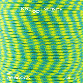 KNODD พาราคอร์ดไนลอน นำเข้าจากอเมริกา สี No.4111: Peacock ขนาด 4มม