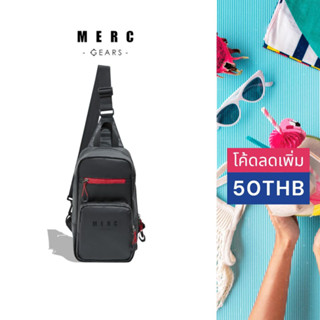 Merc Gears กระเป๋าคาดอก วัสดุกันน้ำ รุ่น Bo สีดำ