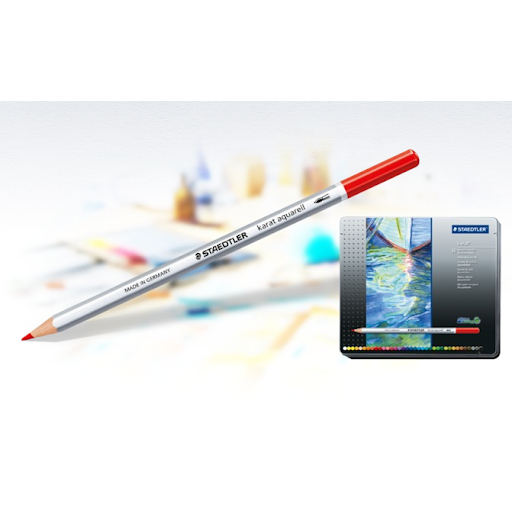 ดินสอสีไม้ระบายน้ำ Staedtler Karat Aquarell แท่งสีเดี่ยว (2/2)