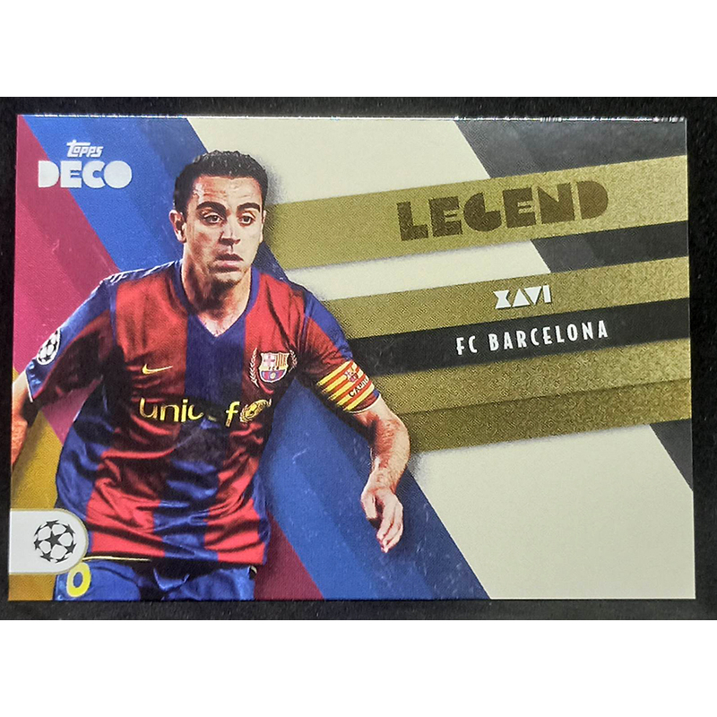 การ์ดนักฟุตบอล ฟุตบอล  Topps Deco UCL 2022/2023 Legend FC Barcelona Xavi