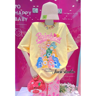 Pre-เสื้อยืดเกาหลี ลายหมีcare bearน่ารักเว่อ