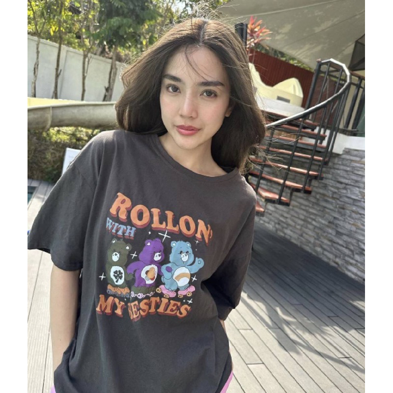 SIS.ON | พร้อมส่ง🧸เสื้อยืดโอเวอร์ไซส์ Oversize No.23 แคร์แบร์เลดี้ปราง