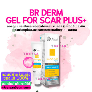 BR Derm Gel For Scar Plus 15g. | บีอาร์เดิร์มเจล ฟอร์สการ์พลัส 15 กรัม | เจลบำรุงผิวลดรอยแผลเป็นและรอยดำ