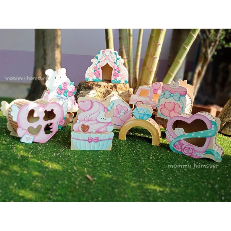 [Mommy Hamster] 🐹🌿 บ้านหลบแฮมสเตอร์ Sweet Sugar 🧁🍭💕🌸 พร้อมส่ง