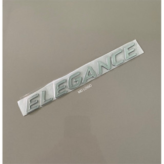 โลโก้ ELEGANCE ขนาด 19x2 cm. เรซิ่น ราคาต่อชิ้น