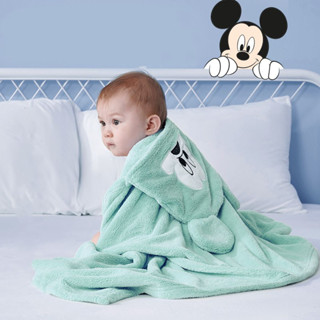 Disney newborn baby baby bath towel cape baby water absorption fast drying hair bath towel with cap bathrobe