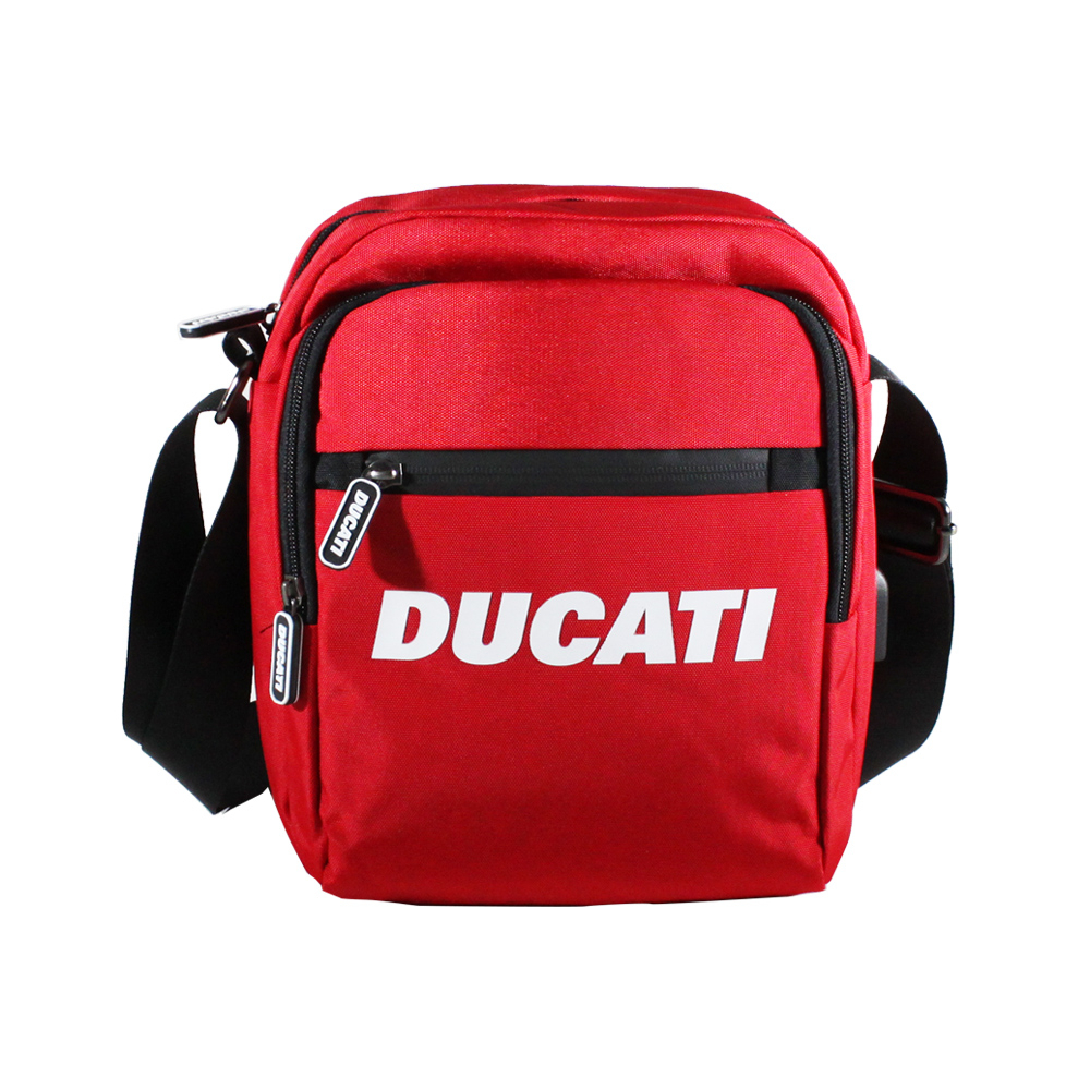 Ducati กระเป๋าสะพายข้างดูคาติลิขสิทธิ์แท้ ขนาด 26x20.5x7 cm. DCT49 153