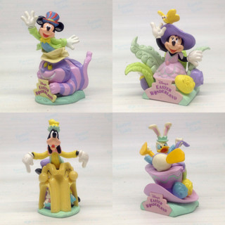 Disney : Easter Wonderland - Mickey and Friends Figure Set - งานแท้ มือสอง มีของ/ตำหนิตามภาพ