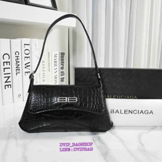 BALEN CIAGA X SMALL FLAP BAG CROCODILE VIP GIFT แท้ เคาน์เตอร์ ตปท.