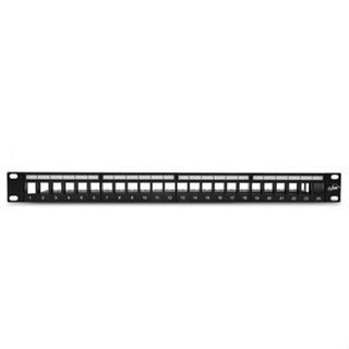 Link US-3002SA Shield Unload Staggered Patch Panel 24 Port (1U) w/lable, management