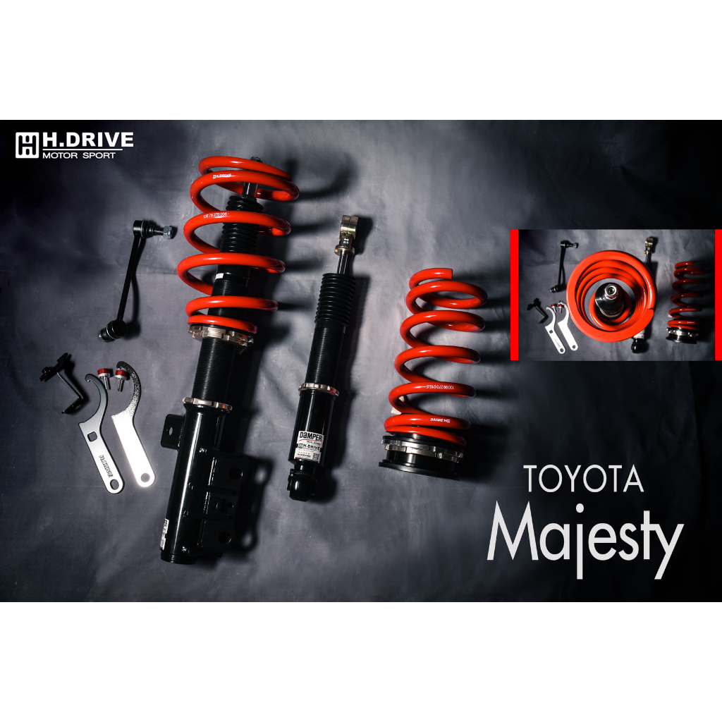 H-Drive โช๊คอัพ Honda ฮอนด้า ชุดแต่ง สตรัทปรับเกลียว สปริงโหลด เอชไดรฟ์ โช๊คสตรัท โช้คแต่ง S-Spec Mo