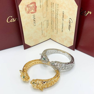 CARTIER TIGER BRACELETS เครื่องประดับ กำไลข้อมือวง แบรนด์คาร์เทียร์ รูปหัวเสือ