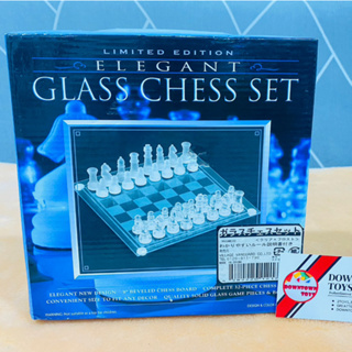 เกมกระดาน กระดาน หมากรุก หมากฮอส Elegant glass chess set