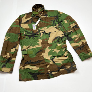 แจ็คเก็ต ทหาร เสื้อนอแม็ก US Army Woodland Camo Nomex Aircrew Combat Coat ลายพรางWOODLAND วัสดุกันไฟ สภาพไหม่ เก่าเก็บ