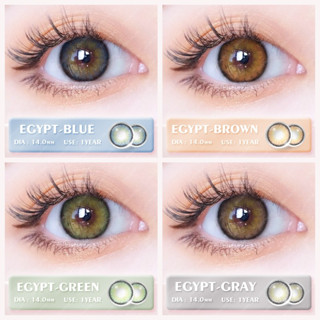 (COD) EYESHARE 🔥 สินค้าคอนแทคเลนส์ยอดนิยม ตาโต ลายสวย รุ่นขายดี 1 คู่  ไซส์บิ๊กอาย รุ่นฮิต EGYPT seri คอนแทคเลนส์รายปี