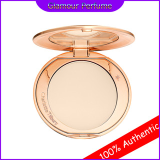 ♦พร้อมส่ง♦ CT Charlotte Tilbury Airbrush Flawless Finish Powder  8g #1 Fair #2 Medium แท้ （การซื้อทั่วโลก）