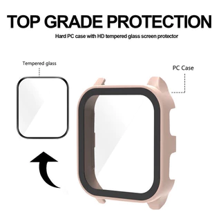 เคส Garmin venu SQ / SQ 2 / SQ 2 music ฟิล์มกระจกนิรภัย PC สวยงามมีหลากหลายสี