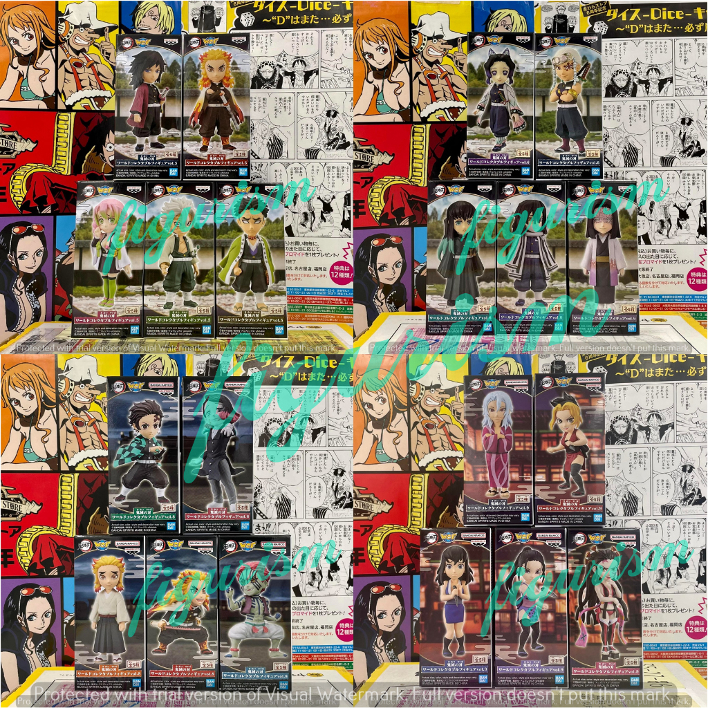 🔥 WCF Kimetsu no Yaiba ดาบพิฆาตอสูร Demon Slayer Vol.5, 6, 8, 9 แบบแยก 🔥 ของแท้ ญี่ปุ่น💯