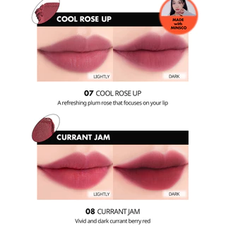 [rom&nd official] rom&nd Blur Fudge Tint / ลิปสติก ลิปเกาหลี ของแท้ 100% ส่งตรงจากเกาหลี (11 สี)