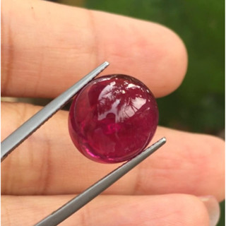 พลอยหลังเบี้ยรูบี้ไลท์‬‬‬ ( Rubellite ) นน13.92กะรัต‬