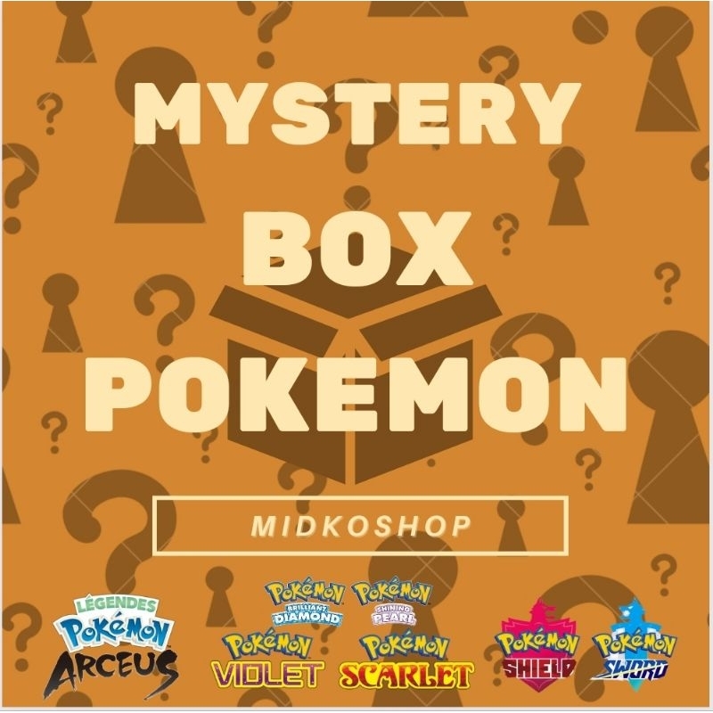 Mystery Box Pokemon 📦 ตัวหรือไข่ไชนี่แบบสุ่มลุ้นสนุกๆ🎁