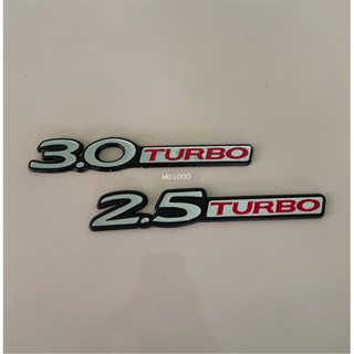 โลโก้ 2.5 TURBO , 3.0 TURBO ติดISUZU ราคาต่อชิ้น