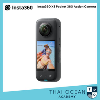 Insta360 X3 Pocket 360 Action Camera กล้องแอคชั่นแคม 360 องศา